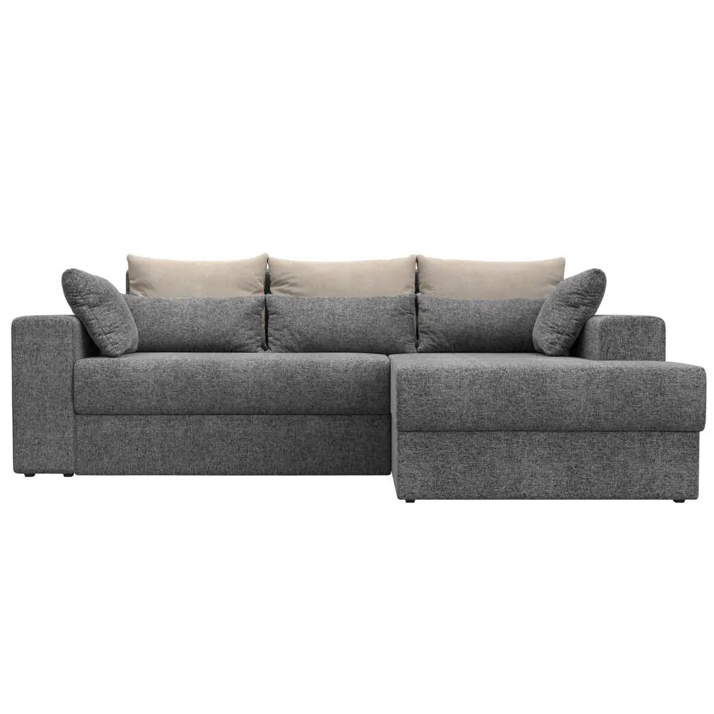 Фото 2 Диван Лига Диванов Майами 114933 254x96x164 см рогожка цвет серый