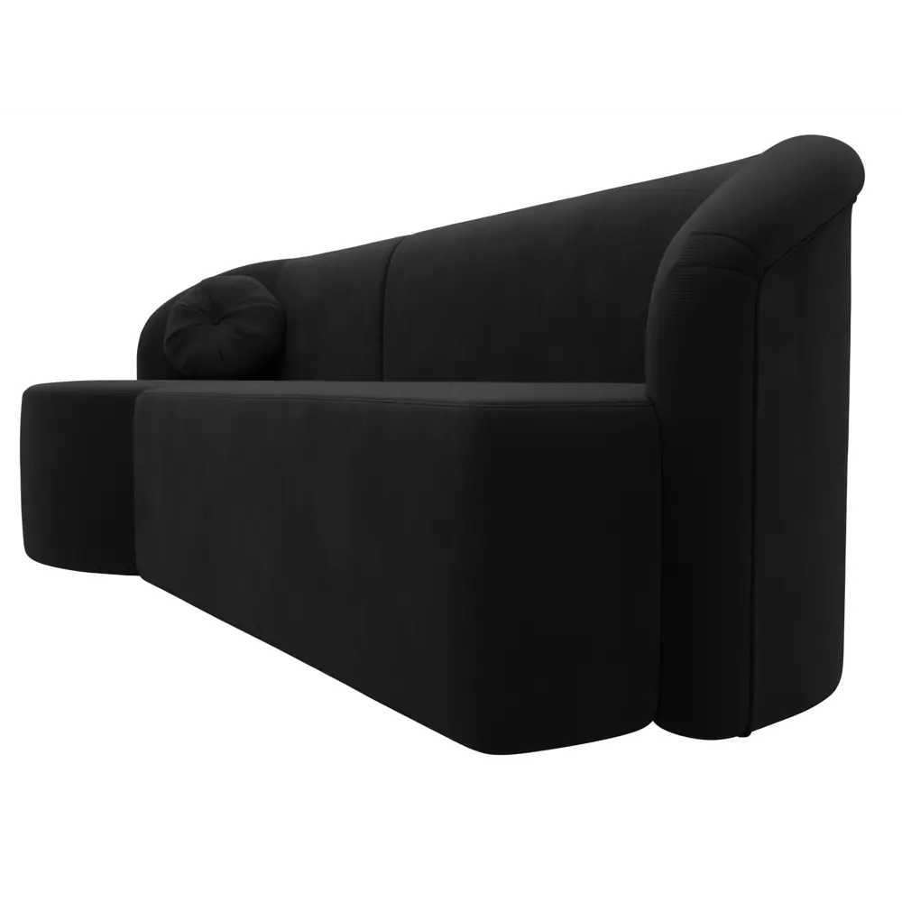 Фото 4 Диван Лига Диванов Лига-027 119554L 257x82x97 см вельвет цвет черный Фото 4 Диван Лига Диванов Лига-027 119554L 257x82x97 см вельвет цвет черный