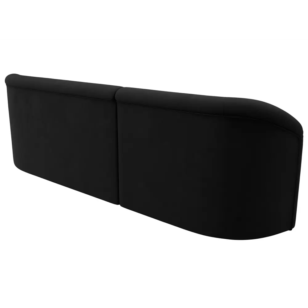 Фото 5 Диван Лига Диванов Лига-027 119554L 257x82x97 см вельвет цвет черный Фото 5 Диван Лига Диванов Лига-027 119554L 257x82x97 см вельвет цвет черный