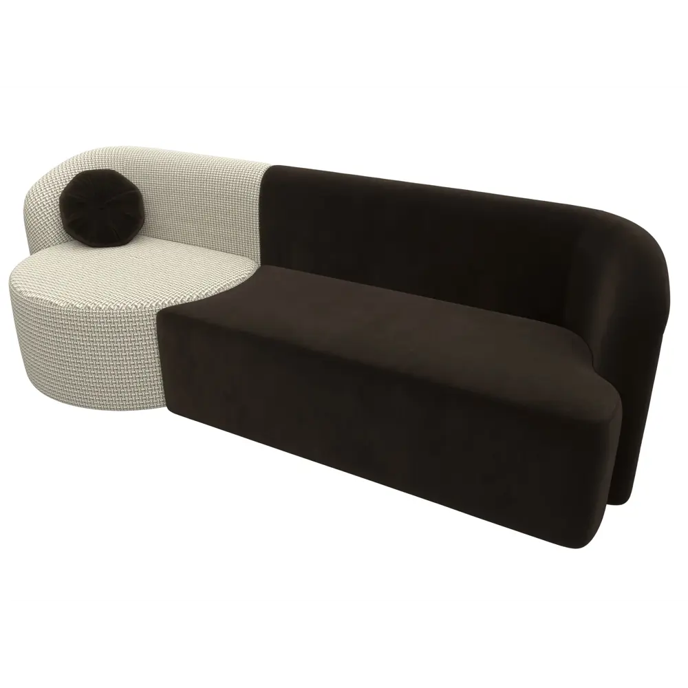 Фото 6 Диван Лига Диванов Лига-027 119559L 257x82x97 см вельвет цвет бежевый/коричневый Фото 6 Диван Лига Диванов Лига-027 119559L 257x82x97 см вельвет цвет бежевый/коричневый