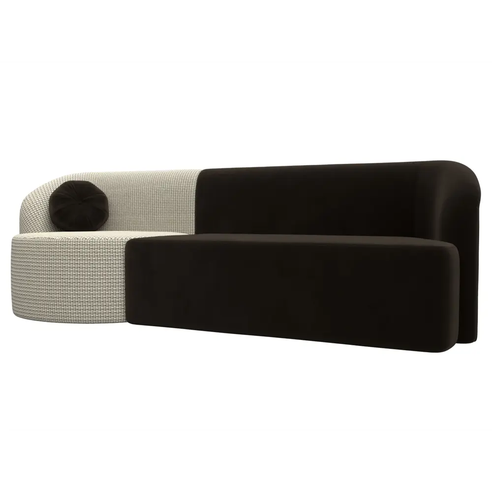 Фото Диван Лига Диванов Лига-027 119559L 257x82x97 см вельвет цвет бежевый/коричневый Фото Диван Лига Диванов Лига-027 119559L 257x82x97 см вельвет цвет бежевый/коричневый