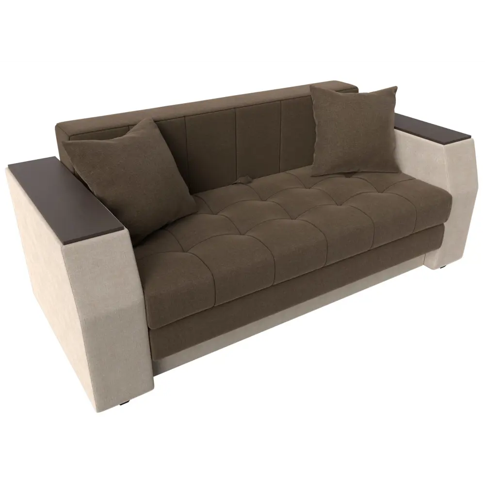 Фото 6 Диван Лига Диванов Атлант мини 107035 176x75x89 см рогожка цвет коричневый Фото 6 Диван Лига Диванов Атлант мини 107035 176x75x89 см рогожка цвет коричневый