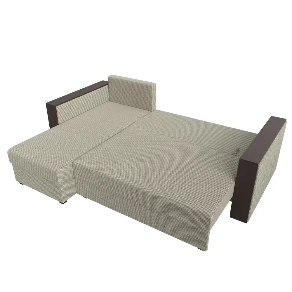 Фото 8 Диван Лига Диванов Валенсия Лайт 117763L 230x85x140 см рогожка цвет бежевый