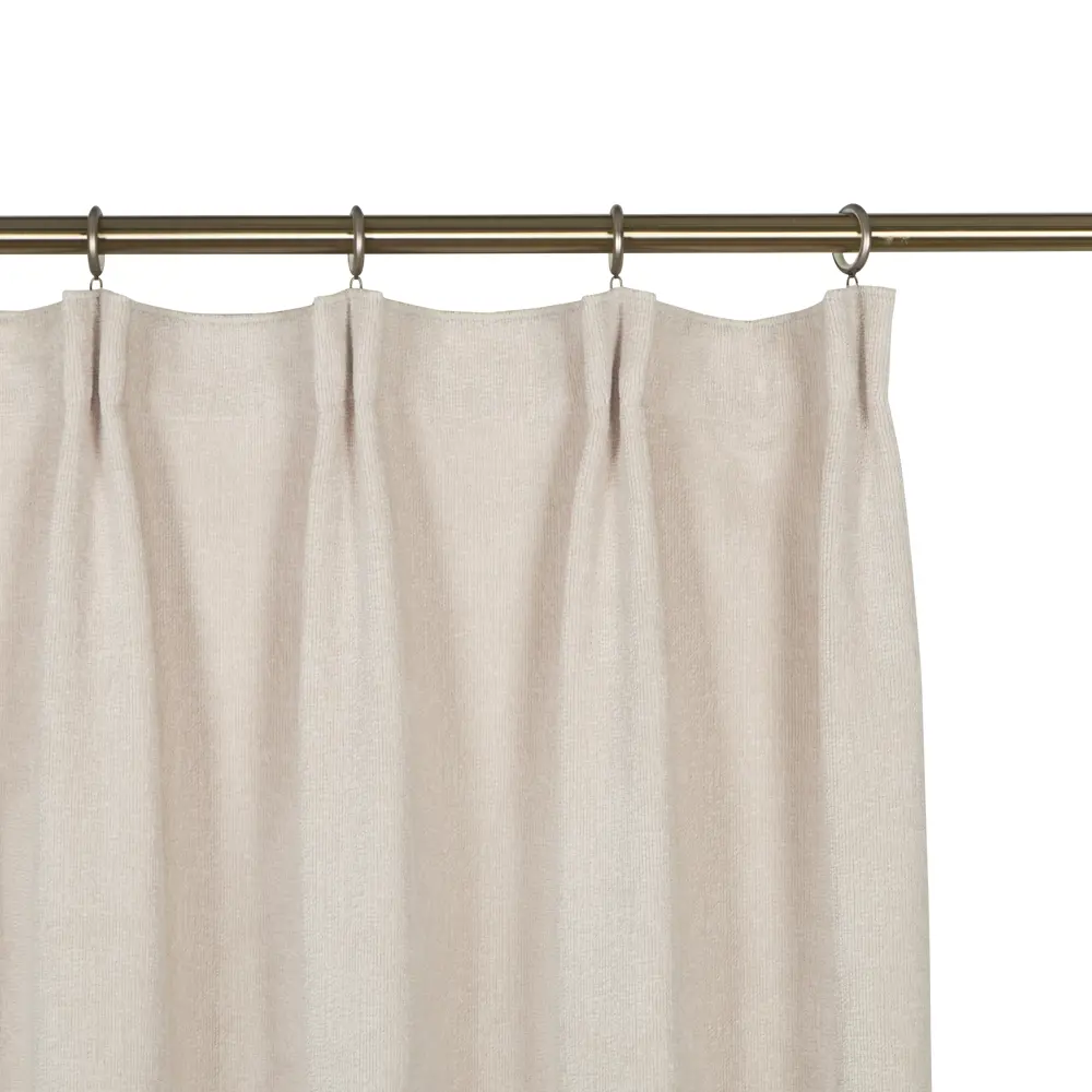 Фото 6 Штора на ленте Inspire Barro 140x280 см цвет светло-серый