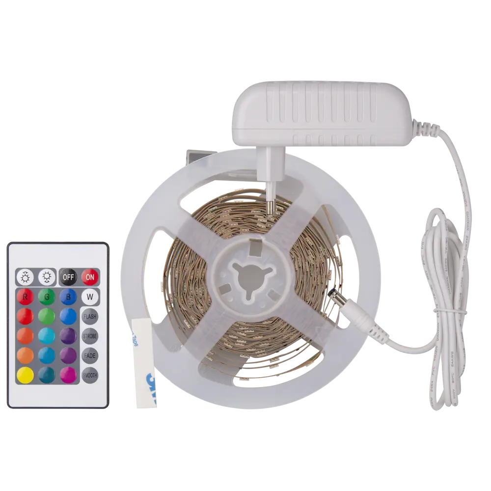 Фото Комплект светодиодной ленты Navigator NLS-SET-01 для контурной подсветки SMD 5050 30 диод/7.2 Вт/м 12 В 10 мм IP20 3 м RGB Фото Комплект светодиодной ленты Navigator NLS-SET-01 для контурной подсветки SMD 5050 30 диод/7.2 Вт/м 12 В 10 мм IP20 3 м RGB