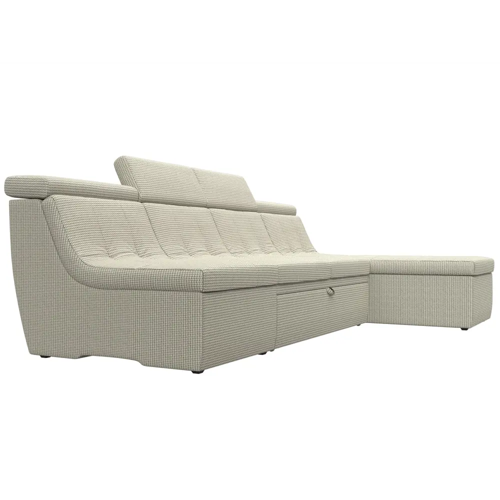 Фото 4 Диван Лига Диванов Холидей Люкс 105576 283x91x181 см рогожка цвет бежевый