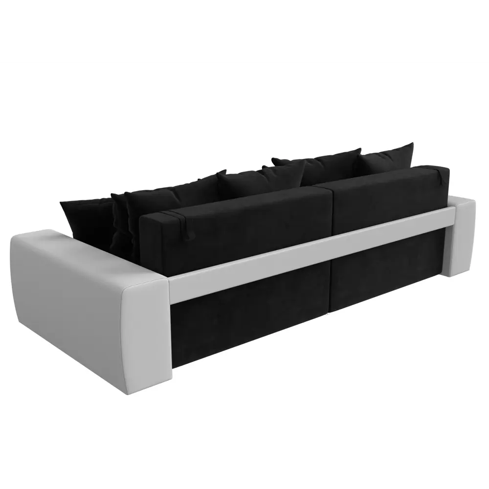 Фото 5 Диван Лига Диванов Лига-028 121199 281x90x115 см велюр цвет черный Фото 5 Диван Лига Диванов Лига-028 121199 281x90x115 см велюр цвет черный