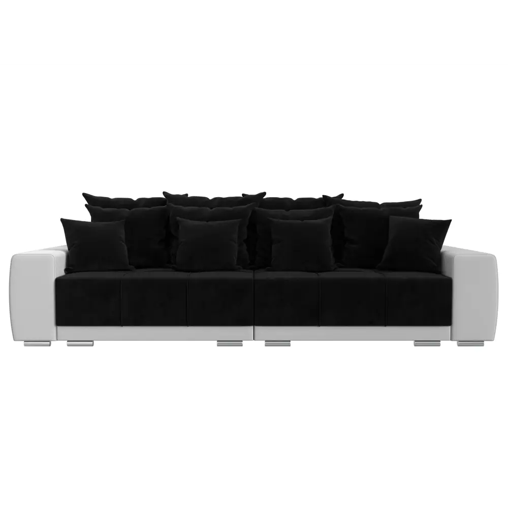 Фото 2 Диван Лига Диванов Лига-028 121199 281x90x115 см велюр цвет черный Фото 2 Диван Лига Диванов Лига-028 121199 281x90x115 см велюр цвет черный