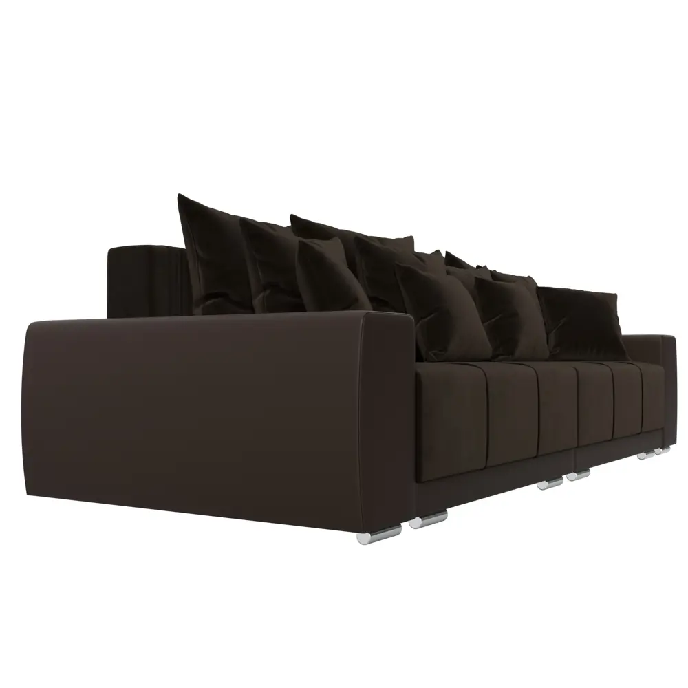 Фото 4 Диван Лига Диванов Лига-028 121210 281x90x115 см вельвет цвет коричневый Фото 4 Диван Лига Диванов Лига-028 121210 281x90x115 см вельвет цвет коричневый