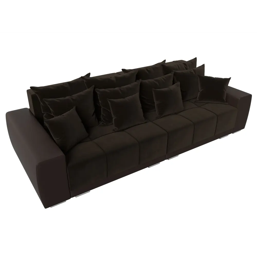 Фото 6 Диван Лига Диванов Лига-028 121210 281x90x115 см вельвет цвет коричневый Фото 6 Диван Лига Диванов Лига-028 121210 281x90x115 см вельвет цвет коричневый