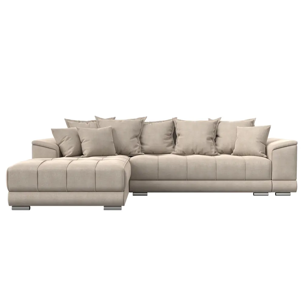 Фото 2 Диван Лига Диванов НордСтар 121122L 284x93x190 см рогожка цвет бежевый