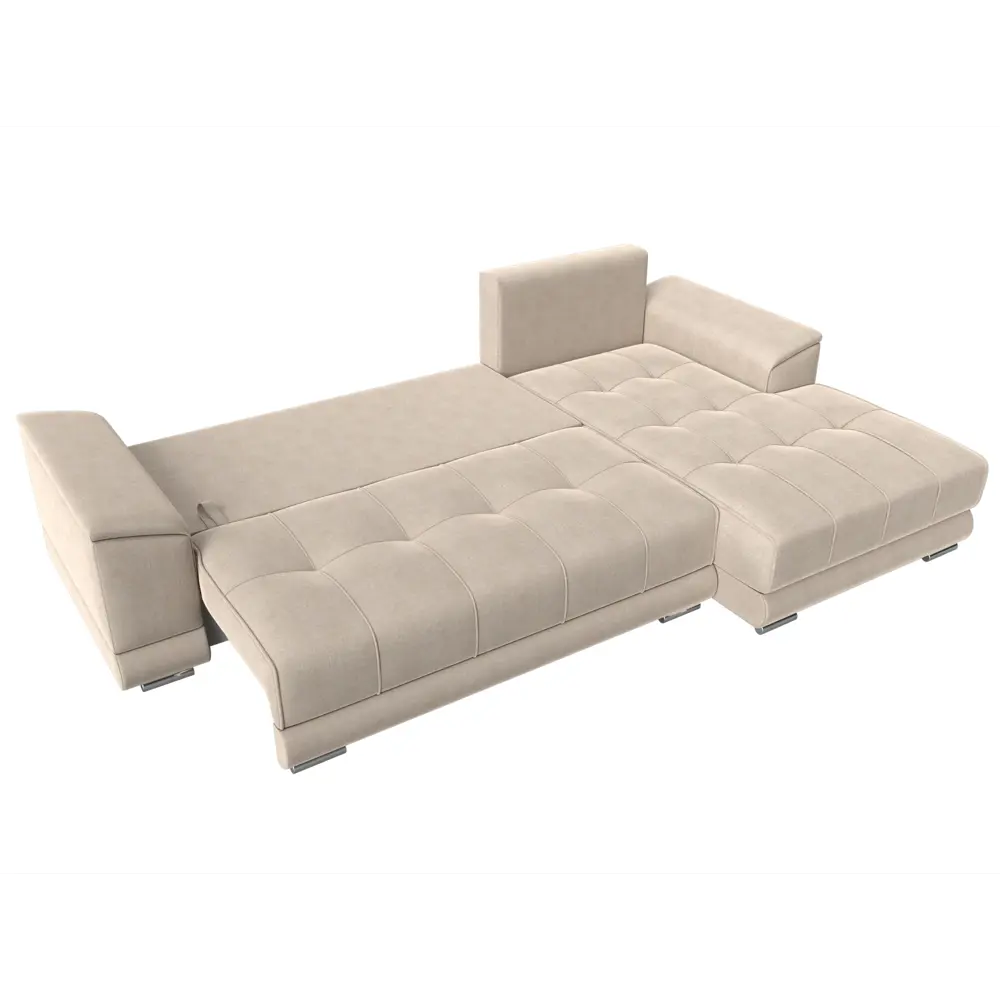 Фото 8 Диван Лига Диванов НордСтар 121122 284x93x190 см рогожка цвет бежевый