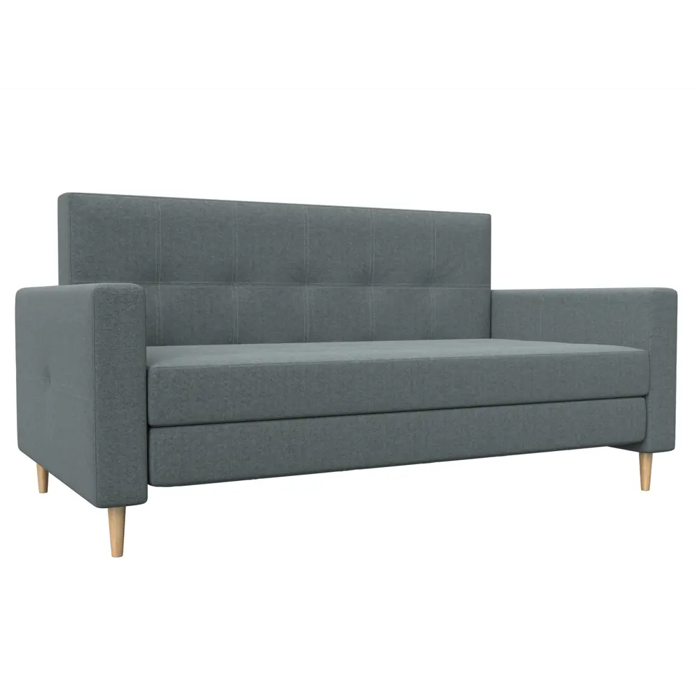 Фото Диван Лига Диванов Лига-038 121856 153x82x82 см рогожка цвет серый Фото Диван Лига Диванов Лига-038 121856 153x82x82 см рогожка цвет серый