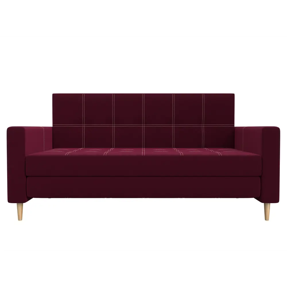 Фото 2 Диван Лига Диванов Лига-038 121868 153x82x82 см вельвет цвет красный Фото 2 Диван Лига Диванов Лига-038 121868 153x82x82 см вельвет цвет красный