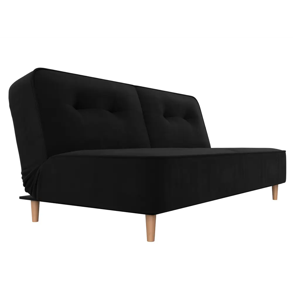 Фото 4 Диван Лига Диванов Портленд 108750 193x90x85 см вельвет цвет черный Фото 4 Диван Лига Диванов Портленд 108750 193x90x85 см вельвет цвет черный