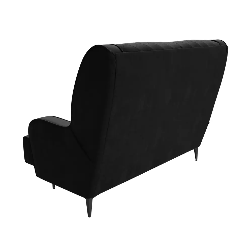 Фото 6 Диван прямой Неаполь 2-х местный Лига диванов 113179 135x101x77 см микровельвет цвет черный Фото 6 Диван прямой Неаполь 2-х местный Лига диванов 113179 135x101x77 см микровельвет цвет черный