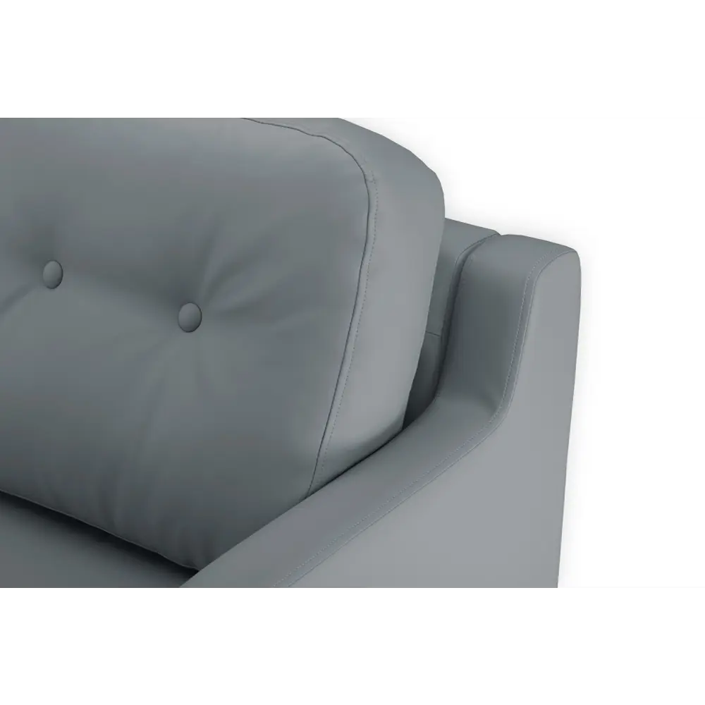 Фото 9 Диван Ramart design Руфус трехместный 80621069 199x90x95 см искусственная кожа цвет серый/серебристый Фото 9 Диван Ramart design Руфус трехместный 80621069 199x90x95 см искусственная кожа цвет серый/серебристый