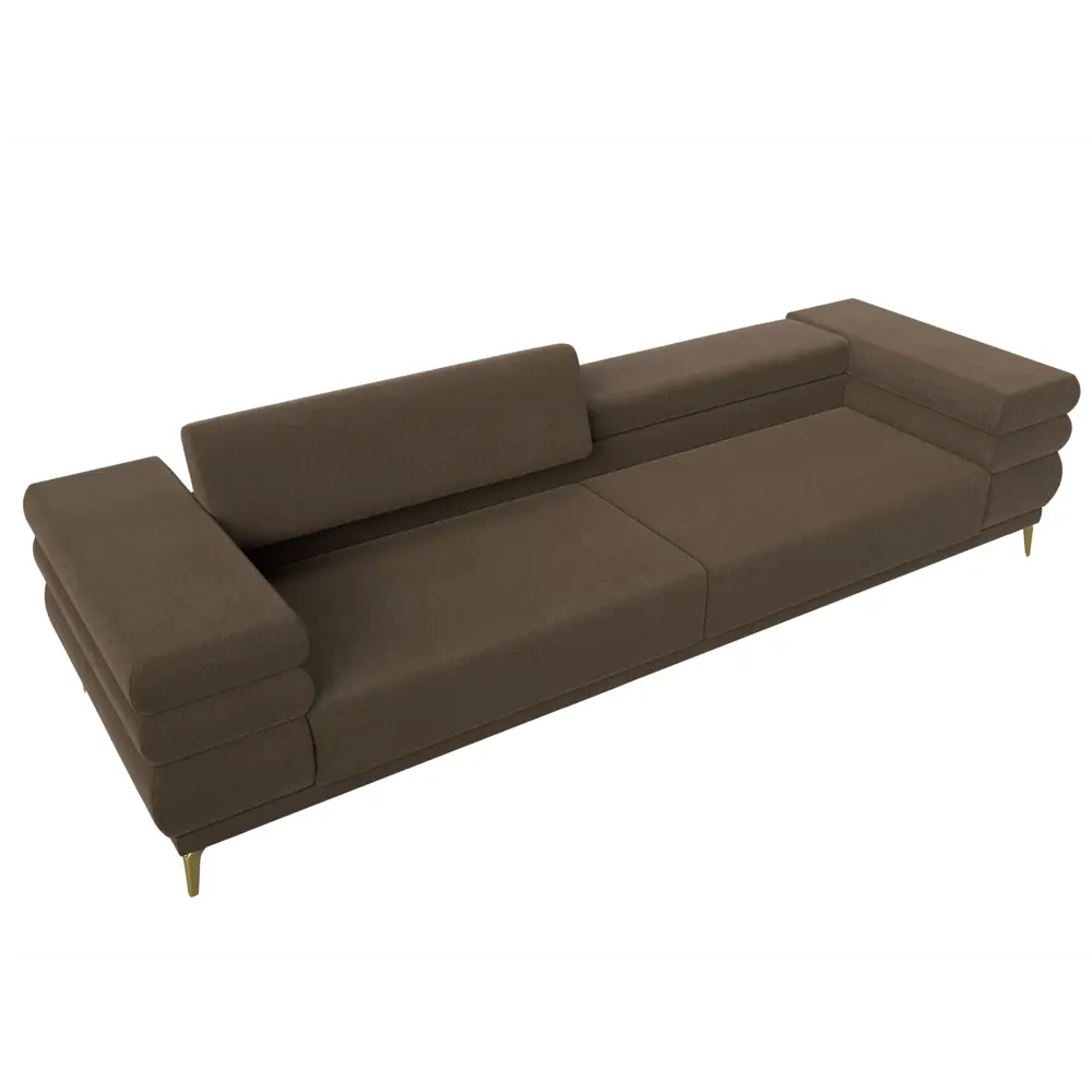 Фото 7 Диван Лига Диванов Лига-021 119132 265x86x95 см рогожка цвет коричневый Фото 7 Диван Лига Диванов Лига-021 119132 265x86x95 см рогожка цвет коричневый