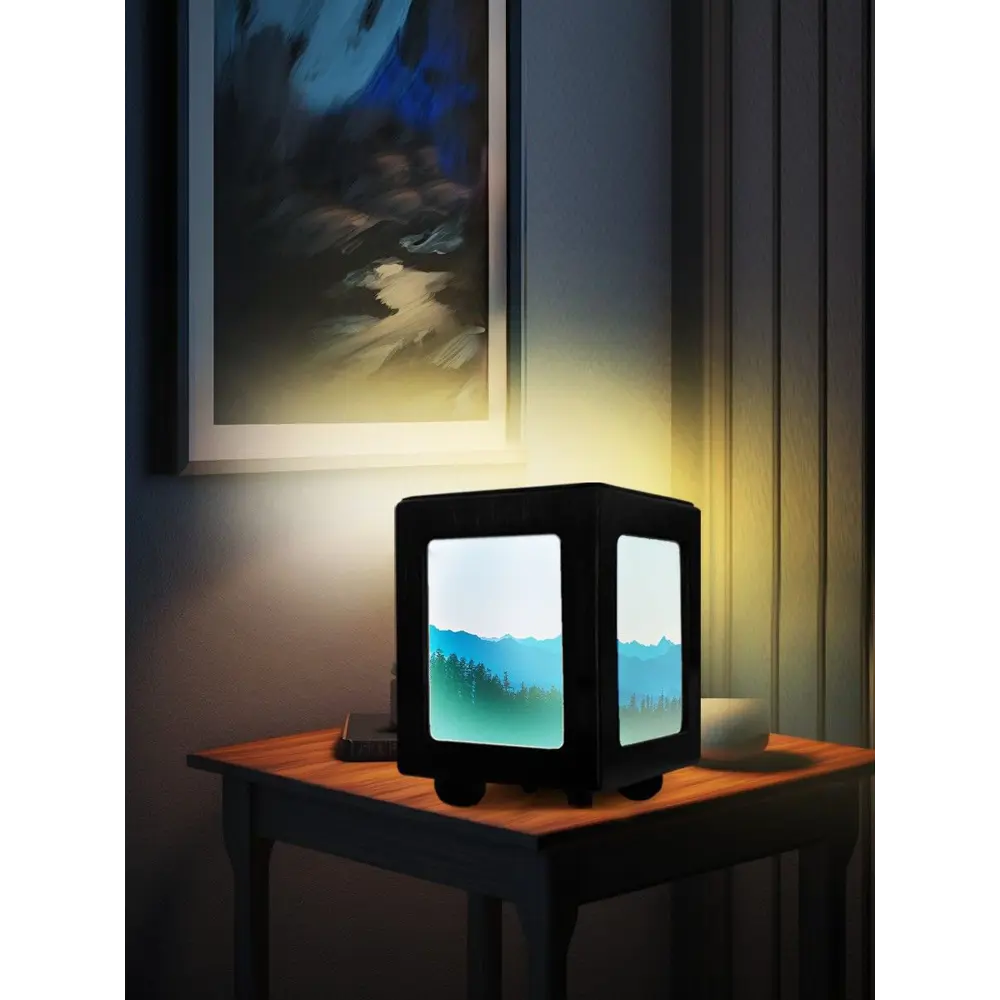 Фото 5 Настольная лампа Бруталити Arthur print Chernastol-gsun-300823-070 цвет черный