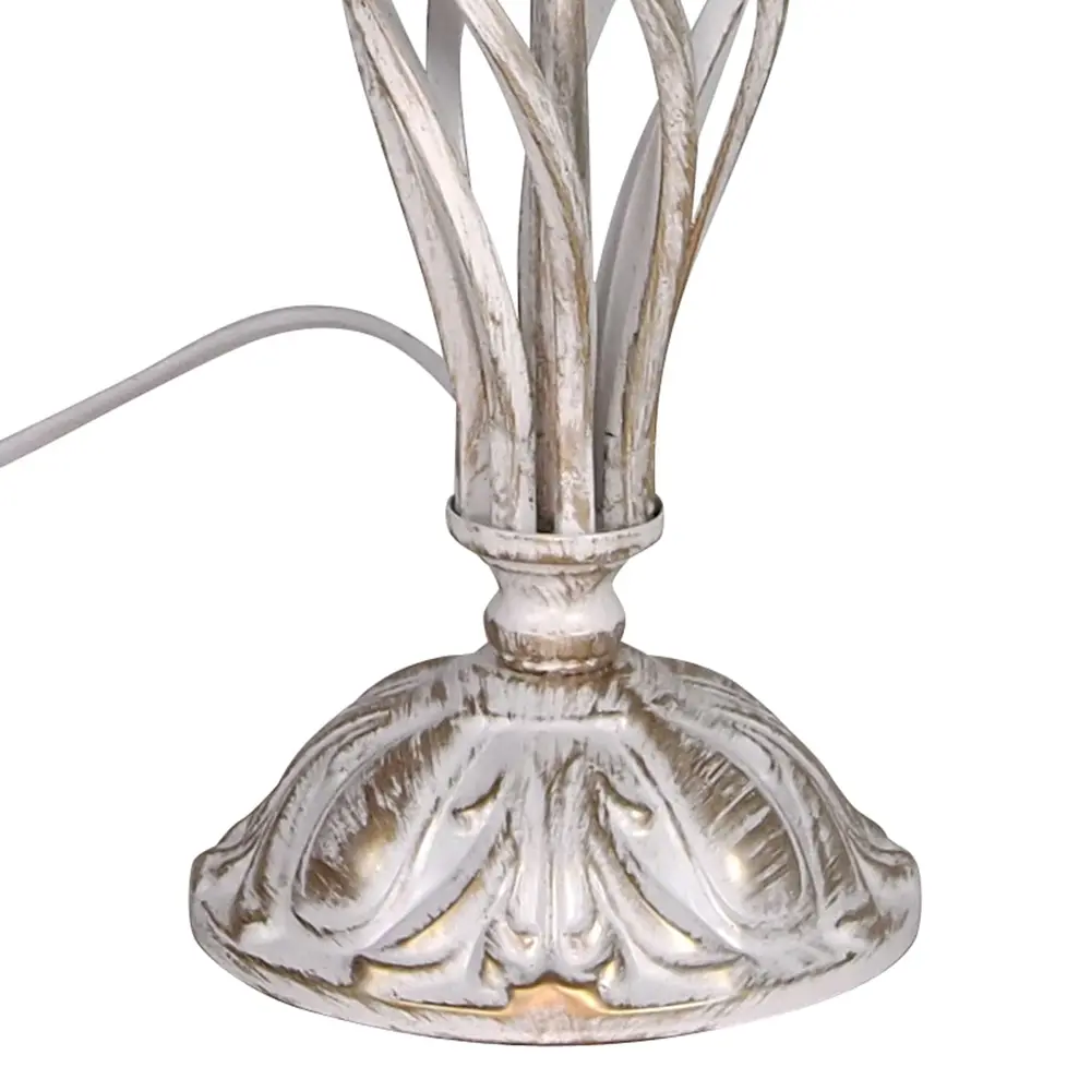 Фото 3 Настольная лампа Петрасвет S5058 S5091-1 цвет белый Фото 3 Настольная лампа Петрасвет S5058 S5091-1 цвет белый