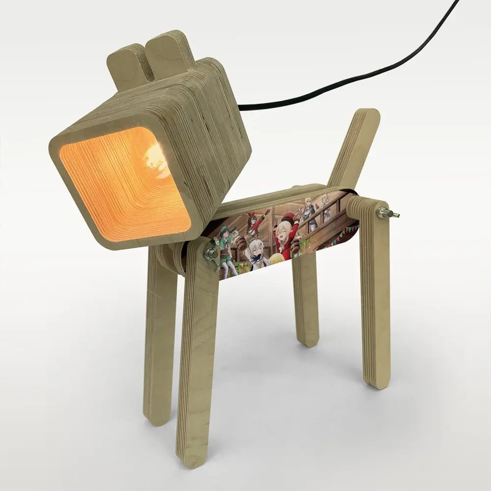 Фото Настольная лампа Бруталити Arthur dog игры - 1369 Sobakalampa-og-071122-115 цвет коричневый Фото Настольная лампа Бруталити Arthur dog игры - 1369 Sobakalampa-og-071122-115 цвет коричневый