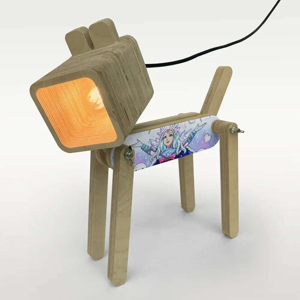 Фото Настольная лампа Бруталити Arthur dog игры - 1314 Sobakalampa-og-071122-134 цвет коричневый Фото Настольная лампа Бруталити Arthur dog игры - 1314 Sobakalampa-og-071122-134 цвет коричневый