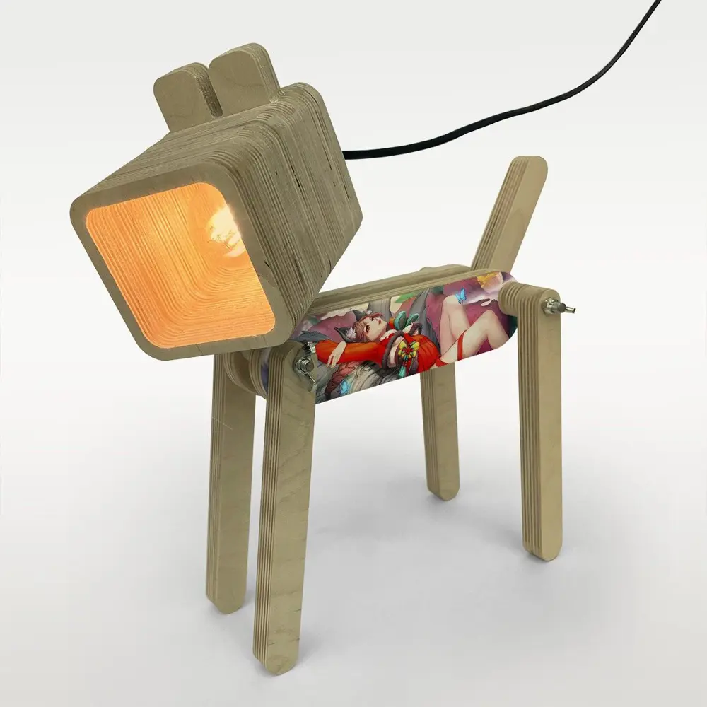 Фото Настольная лампа Бруталити Arthur dog игры - 1300 Sobakalampa-og-071122-100 цвет коричневый Фото Настольная лампа Бруталити Arthur dog игры - 1300 Sobakalampa-og-071122-100 цвет коричневый