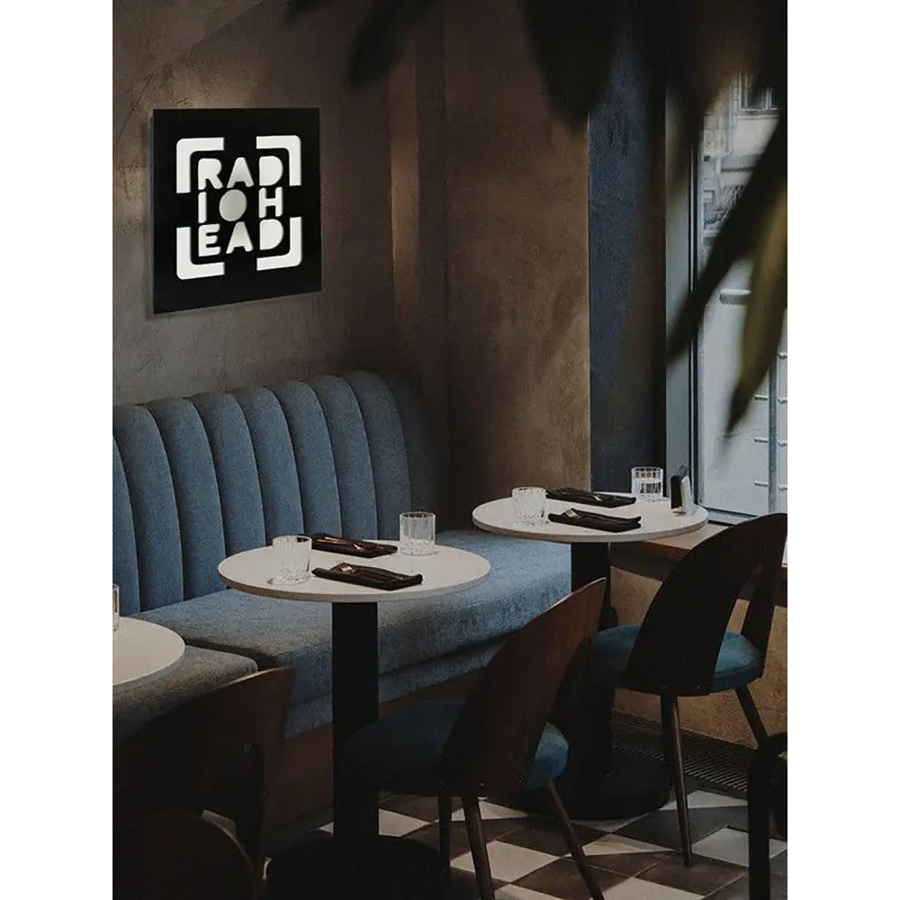 Фото 5 Панно настенное с подсветкой светодиодное Бруталити Arthur panno музыка radiohead - 2405 холодный белый (голубой) свет цвет черный Фото 5 Панно настенное с подсветкой светодиодное Бруталити Arthur panno музыка radiohead - 2405 холодный белый (голубой) свет цвет черный