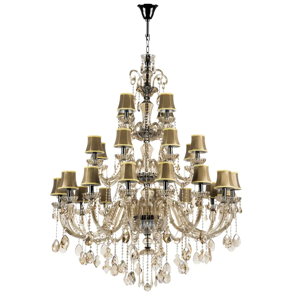 Фото Люстра подвесная Osgona Nativo 715287 28 ламп цвет хром черный