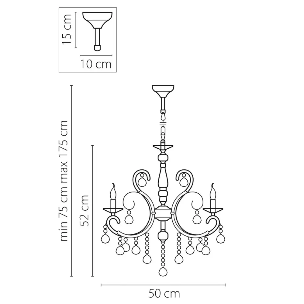 Фото 2 Люстра подвесная Osgona Elegante Ls_708054 5 ламп 20 м² цвет хром Фото 2 Люстра подвесная Osgona Elegante Ls_708054 5 ламп 20 м² цвет хром