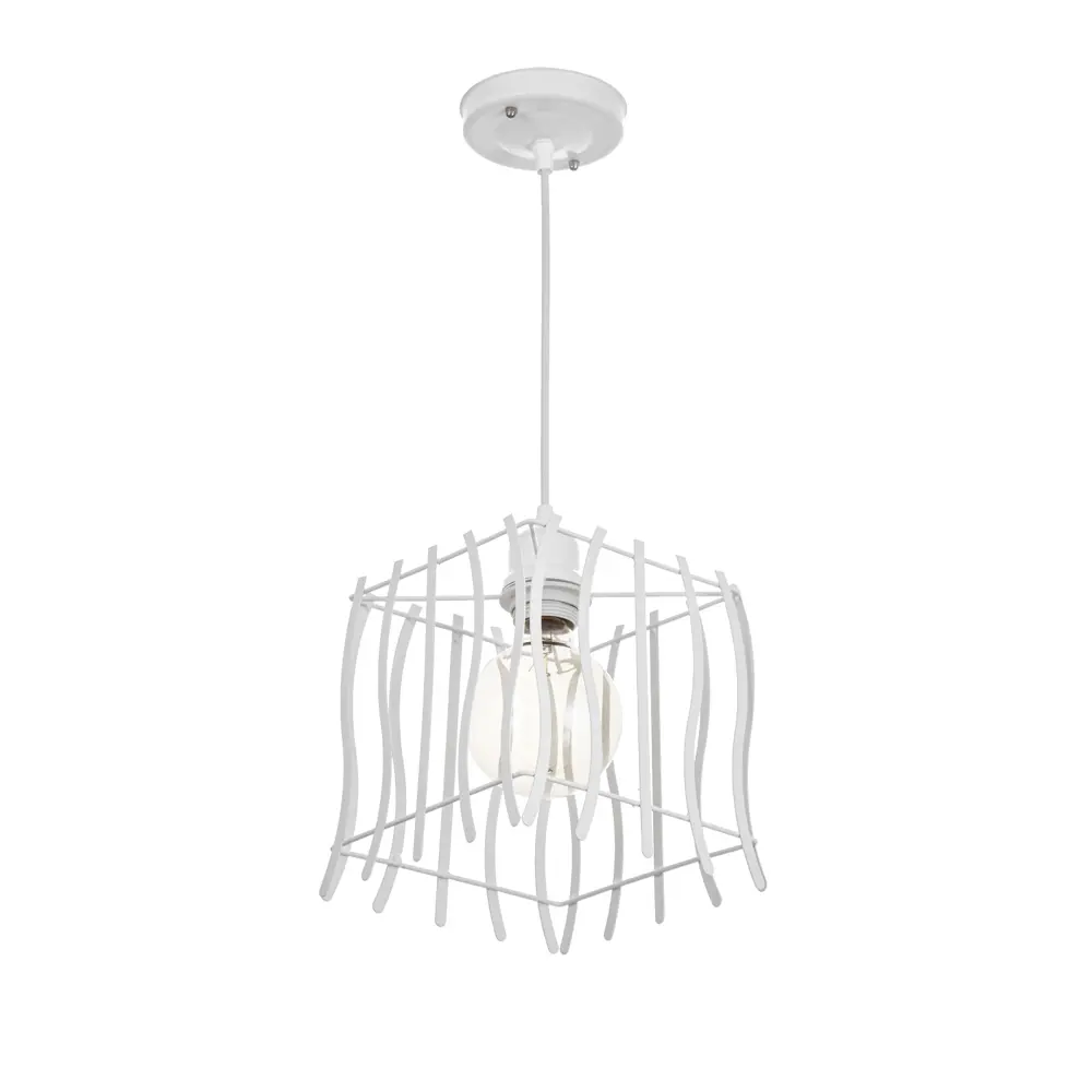 Фото Светильник подвесной Bayerlux 10353744 1 лампа 2 м² цвет белый Фото Светильник подвесной Bayerlux 10353744 1 лампа 2 м² цвет белый