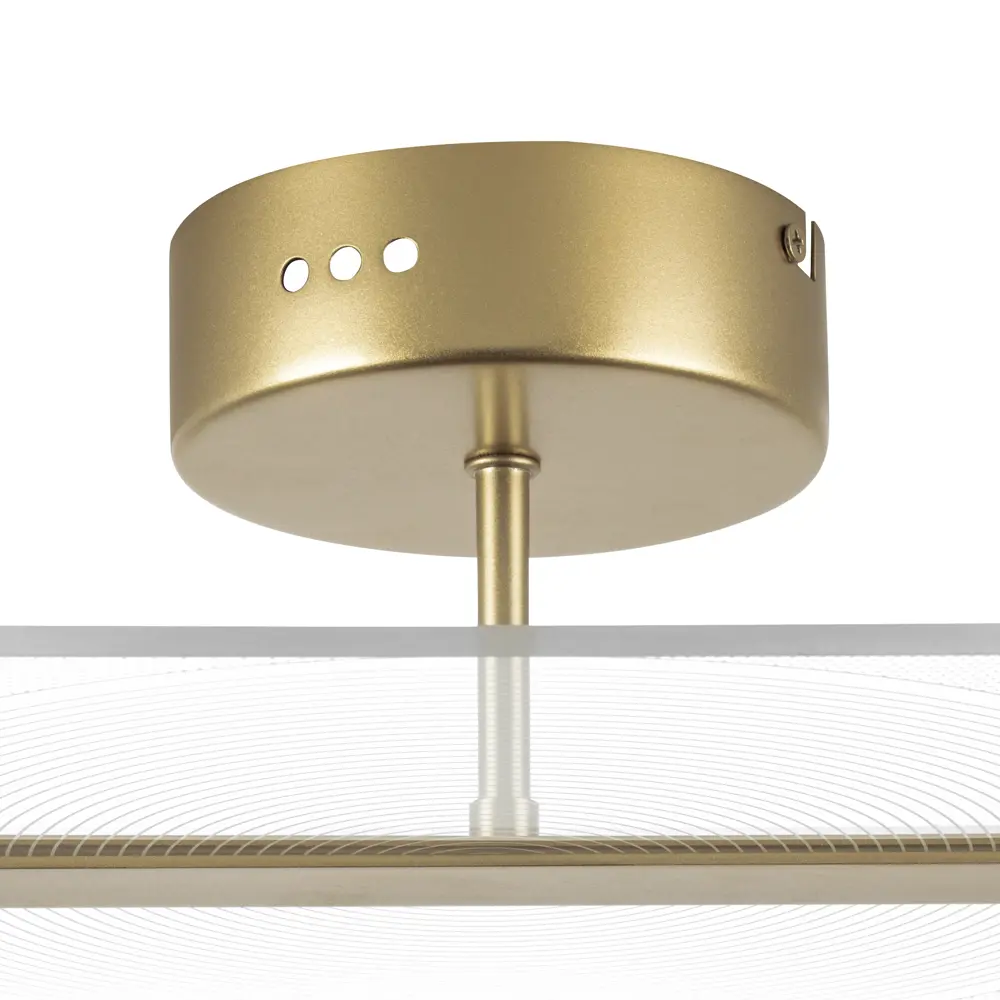 Фото 2 Люстра потолочная светодиодная Lightstar Acrile Ls_738043 5 м² теплый белый (желтый) свет цвет золото