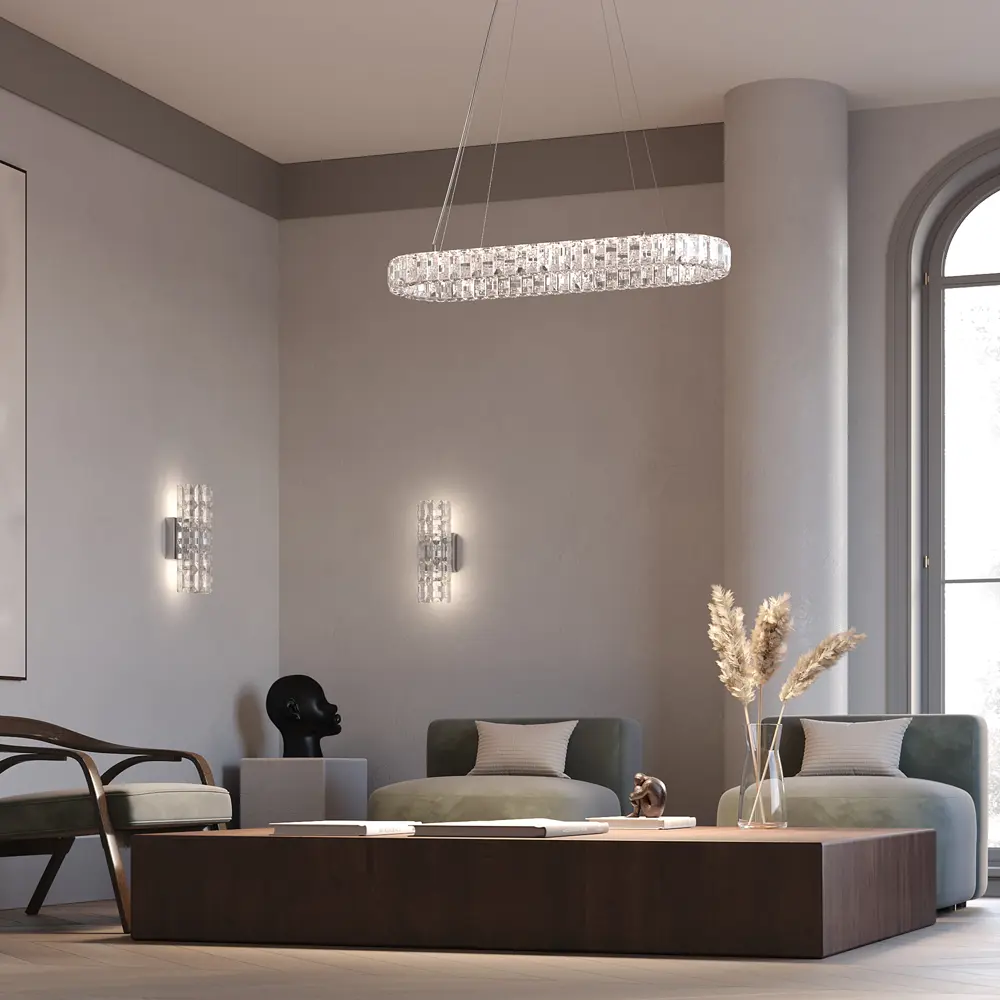 Фото 7 Светильник подвесной светодиодный Maytoni Castello Mod335pl-l35ch3k 14 м² теплый белый (желтый) свет цвет хром Фото 7 Светильник подвесной светодиодный Maytoni Castello Mod335pl-l35ch3k 14 м² теплый белый (желтый) свет цвет хром
