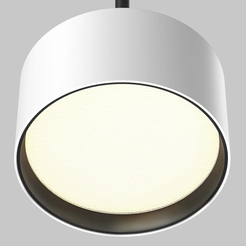 Фото 2 Светильник подвесной светодиодный Maytoni Glare P102pl-12w3k-w 5 м² теплый белый (желтый) свет цвет белый Фото 2 Светильник подвесной светодиодный Maytoni Glare P102pl-12w3k-w 5 м² теплый белый (желтый) свет цвет белый