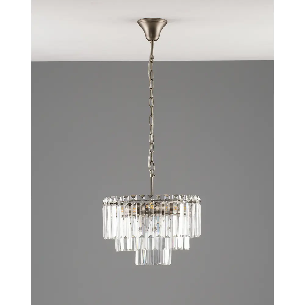 Фото 5 Люстра подвесная светодиодная Moderli Levi crystal V10736-4p 10 м² нейтральный белый свет цвет хром Фото 5 Люстра подвесная светодиодная Moderli Levi crystal V10736-4p 10 м² нейтральный белый свет цвет хром