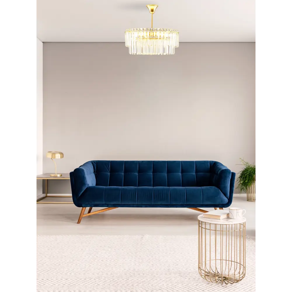 Фото 2 Люстра подвесная светодиодная Moderli Levi crystal V10741-6p 15 м² нейтральный белый свет цвет золотой Фото 2 Люстра подвесная светодиодная Moderli Levi crystal V10741-6p 15 м² нейтральный белый свет цвет золотой