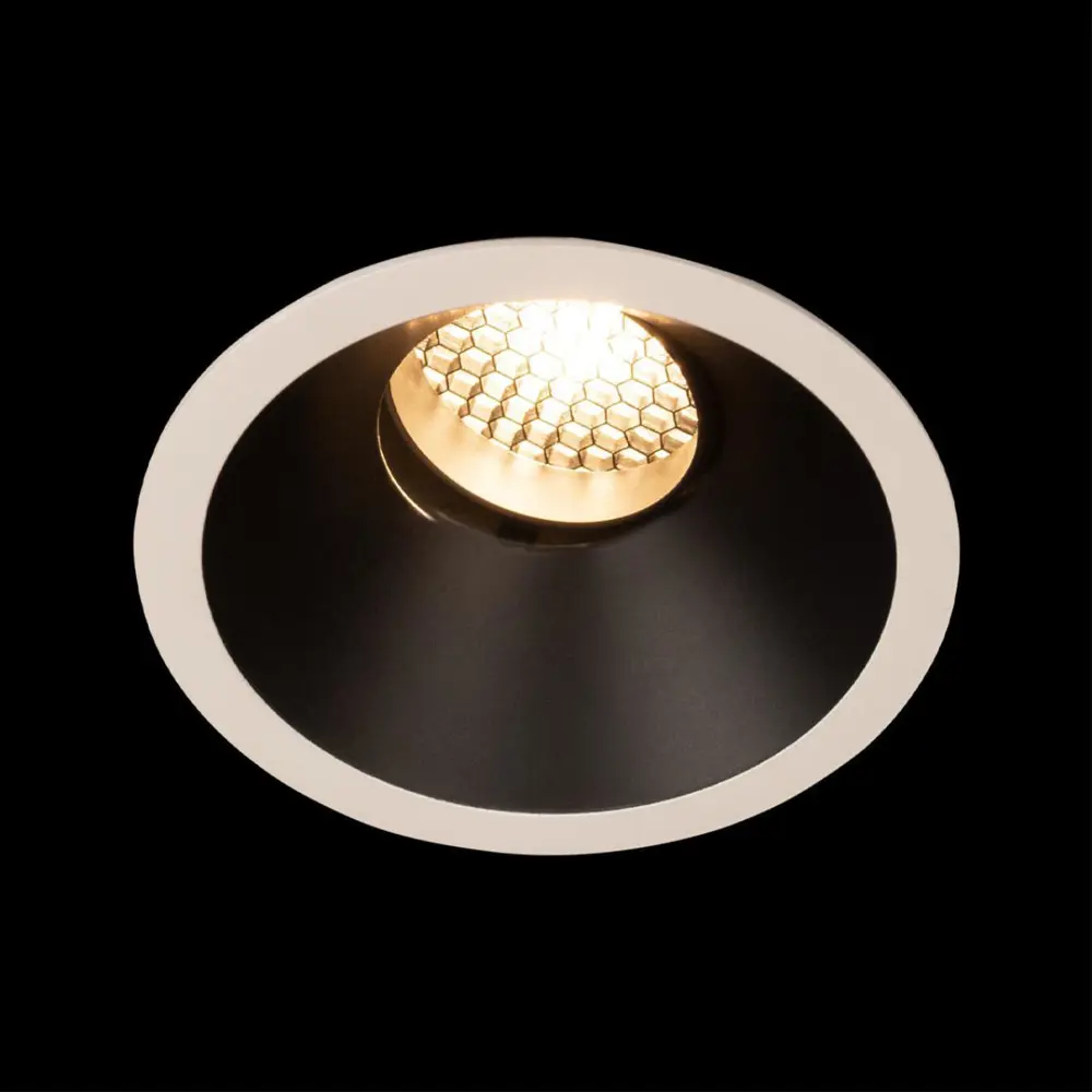 Фото 2 Светильник точечный встраиваемый светодиодный Loft it Comb 10330/e white black 6 м² под отверстие 76 мм цвет черный