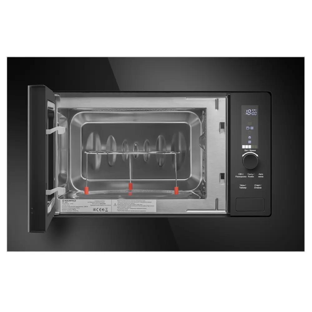 Фото 2 Встраиваемая микроволновая печь Maunfeld JBMO820GB01 20 л 59.5x39x31.7 см цвет черный Фото 2 Встраиваемая микроволновая печь Maunfeld JBMO820GB01 20 л 59.5x39x31.7 см цвет черный