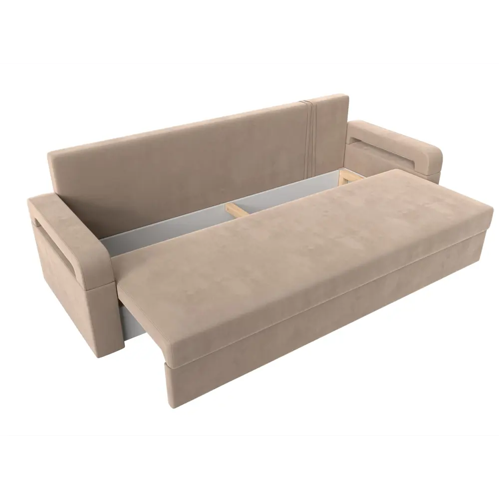 Фото 7 Диван Лига Диванов Гермес Лайт 112683 225x91x77 см велюр цвет бежевый Фото 7 Диван Лига Диванов Гермес Лайт 112683 225x91x77 см велюр цвет бежевый