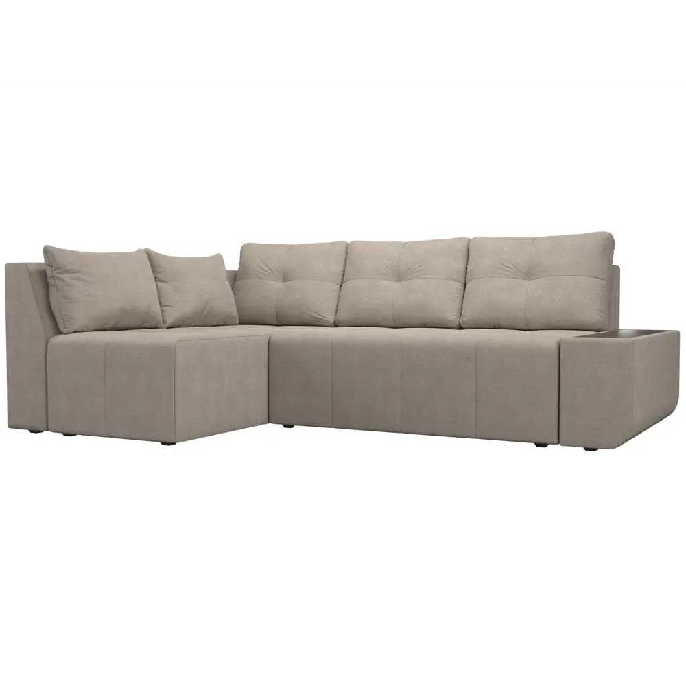 Фото Диван Лига Диванов Амадэус 109698L 263x88x169 см рогожка цвет бежевый