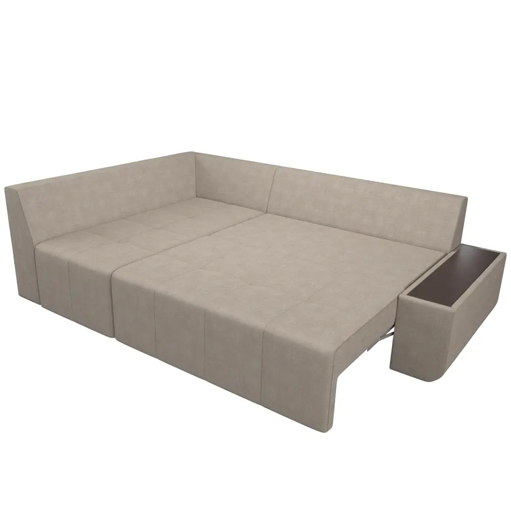 Фото 6 Диван Лига Диванов Амадэус 109698L 263x88x169 см рогожка цвет бежевый