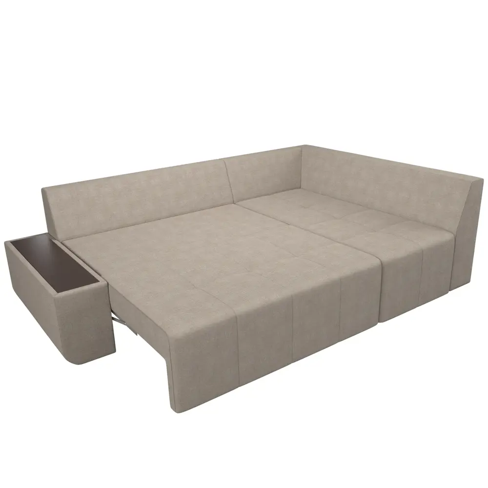 Фото 6 Диван Лига Диванов Амадэус 109698 263x88x169 см рогожка цвет бежевый