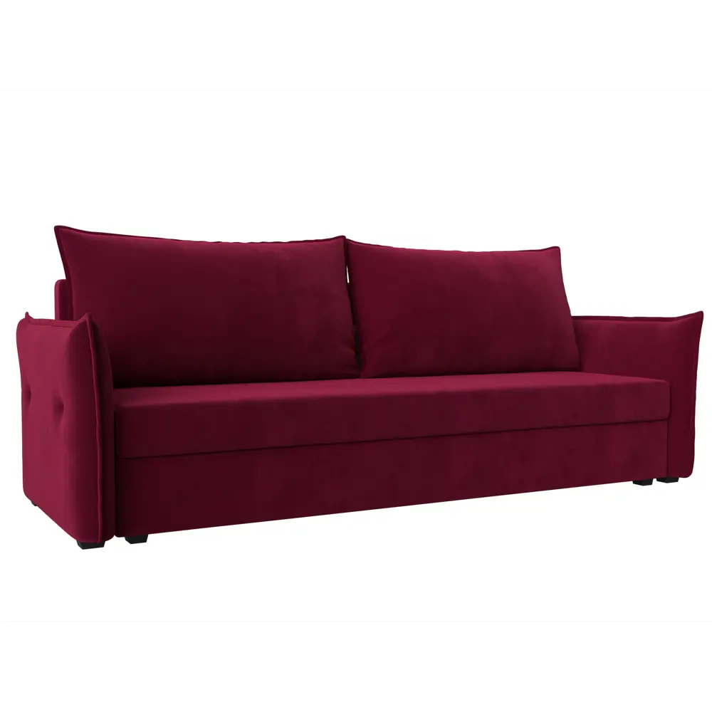 Фото Диван Лига Диванов Лига-004 117164 222x88x88 см вельвет цвет красный Фото Диван Лига Диванов Лига-004 117164 222x88x88 см вельвет цвет красный