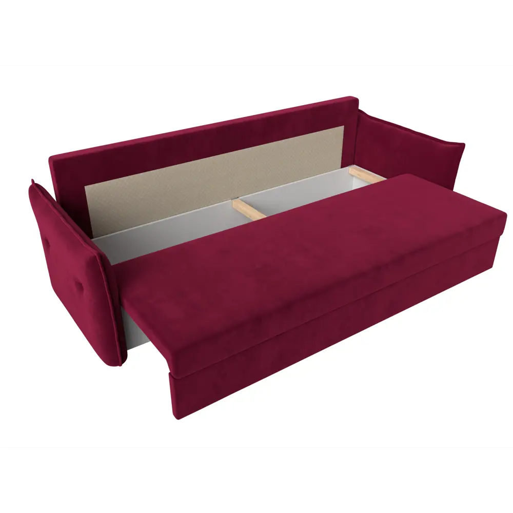 Фото 6 Диван Лига Диванов Лига-004 117164 222x88x88 см вельвет цвет красный Фото 6 Диван Лига Диванов Лига-004 117164 222x88x88 см вельвет цвет красный