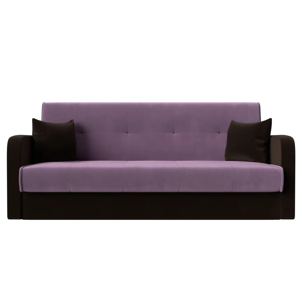 Фото 2 Диван Лига Диванов Надежда 111091 201x89x82 см вельвет цвет фиолетовый