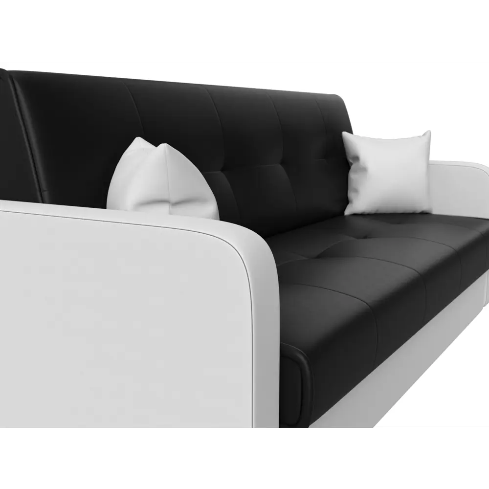 Фото 4 Диван Лига Диванов Надежда 111110 201x89x82 см искусственная кожа цвет черный Фото 4 Диван Лига Диванов Надежда 111110 201x89x82 см искусственная кожа цвет черный