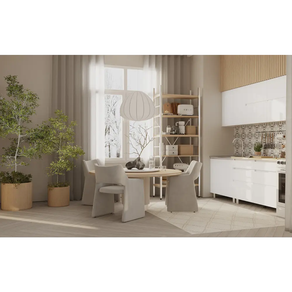 Фото 7 Кухонный гарнитур Furniture Integration Одри 200x210x60 см ЛДСП цвет белый, дуб сонома Фото 7 Кухонный гарнитур Furniture Integration Одри 200x210x60 см ЛДСП цвет белый, дуб сонома