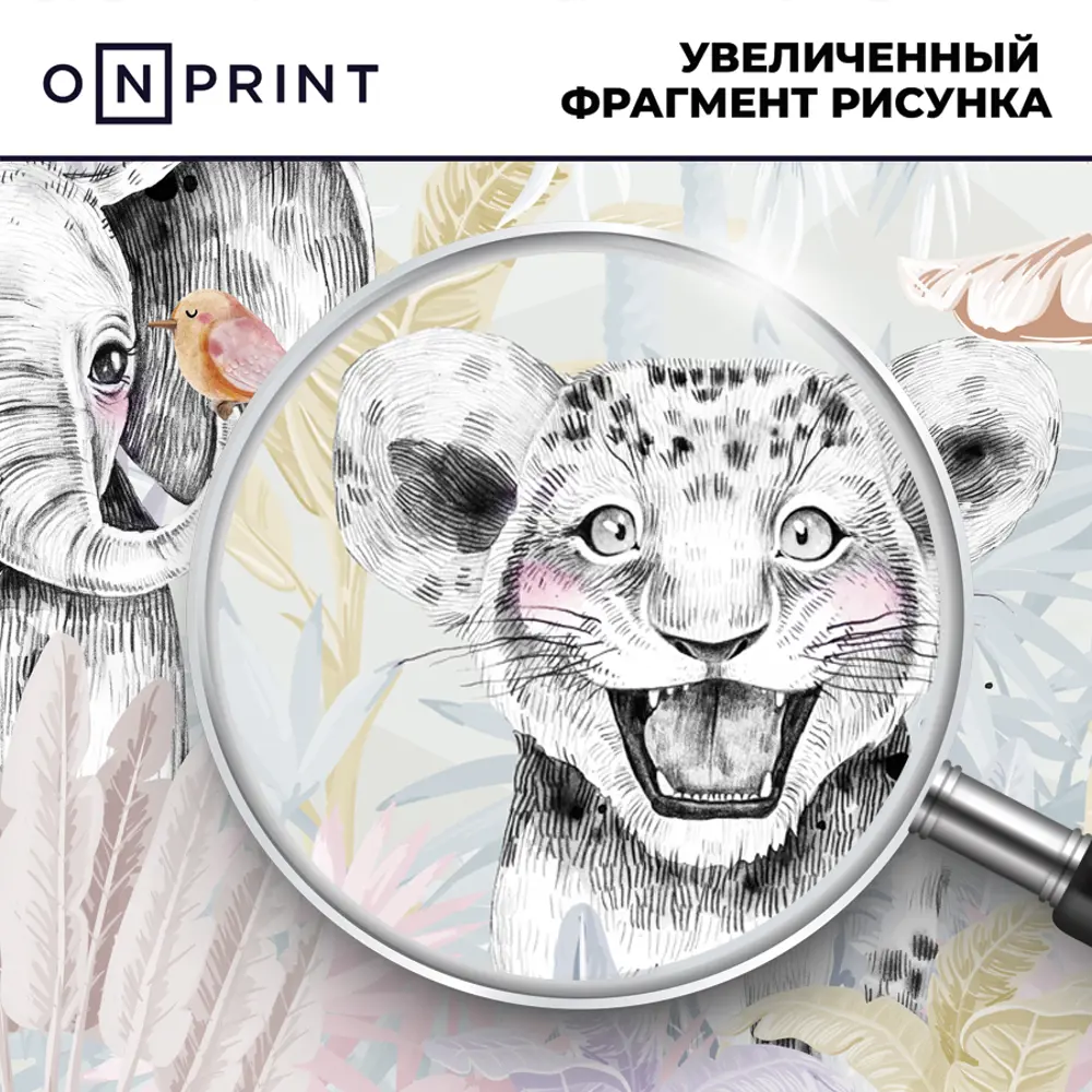 Фото 5 Фотообои винил на флизелине в детскую OnPrint 400x270 см Pastelanigirl
