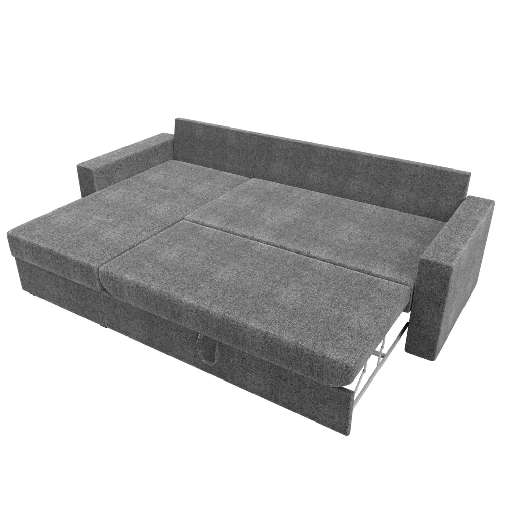 Фото 7 Диван Лига Диванов Верона 100263L 231x90x155 см рогожка цвет серый