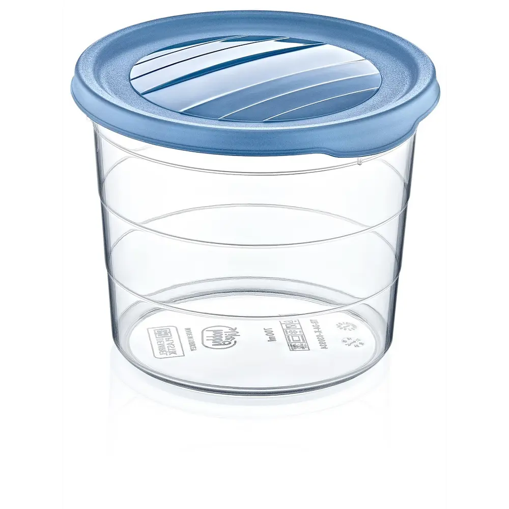 Фото 2 Контейнер пищевой Hobby life 11-021042 круглый 0.7 л пластик цвет бесцветный/прозрачный Фото 2 Контейнер пищевой Hobby life 11-021042 круглый 0.7 л пластик цвет бесцветный/прозрачный